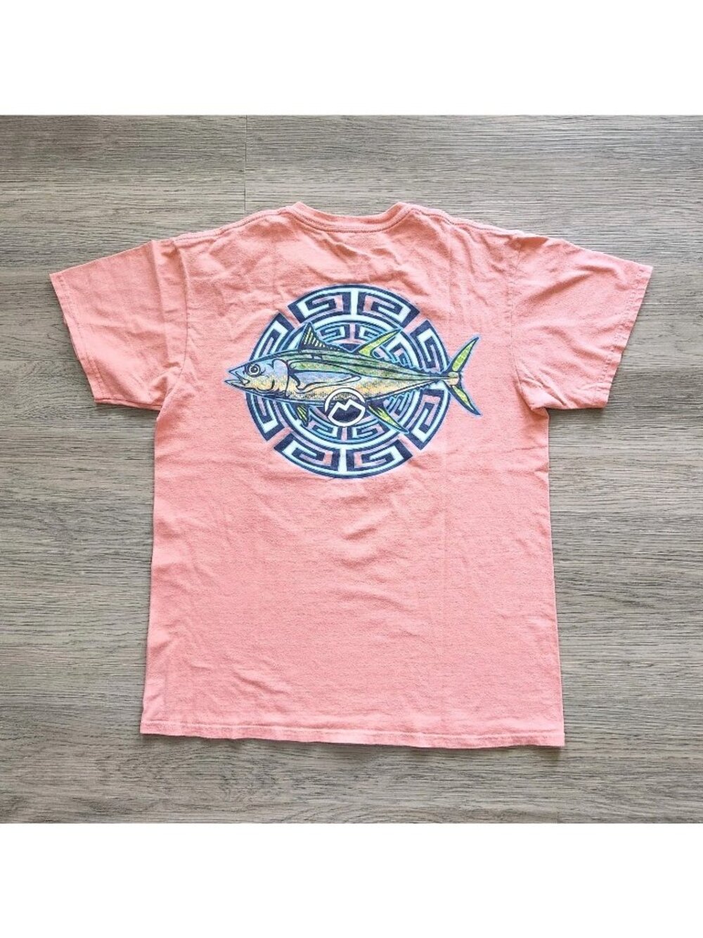Magellan Outdoors Fish Gear T-shirt Men's M Medium Unisex Pocket Tee 100% Cotton